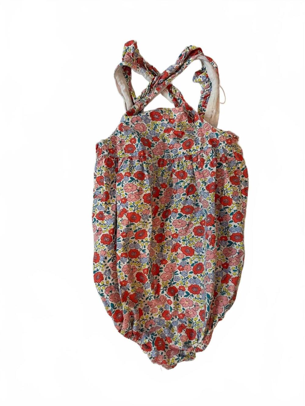 Baby Boden 18-24M Floral Bubble Romper Ditsy Flower Cross Back 92cm